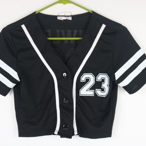 Varsity Inspired "FLAWLESS" Crop Top